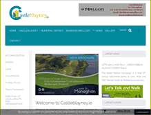 Tablet Screenshot of castleblayney.ie